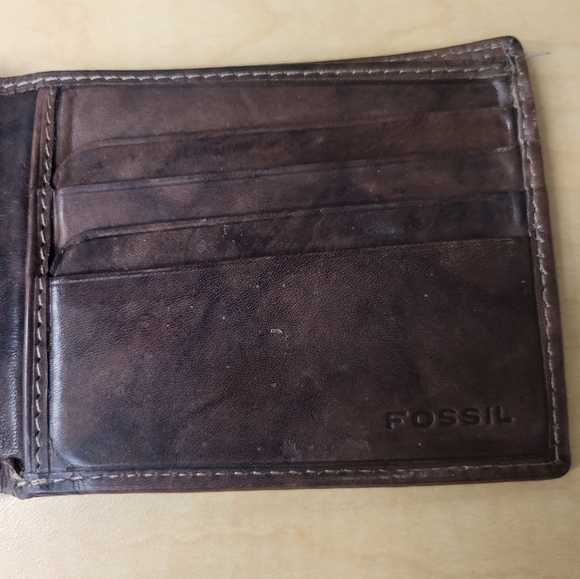 2x FOSSIL Leather Wallets - Picture 14 of 15